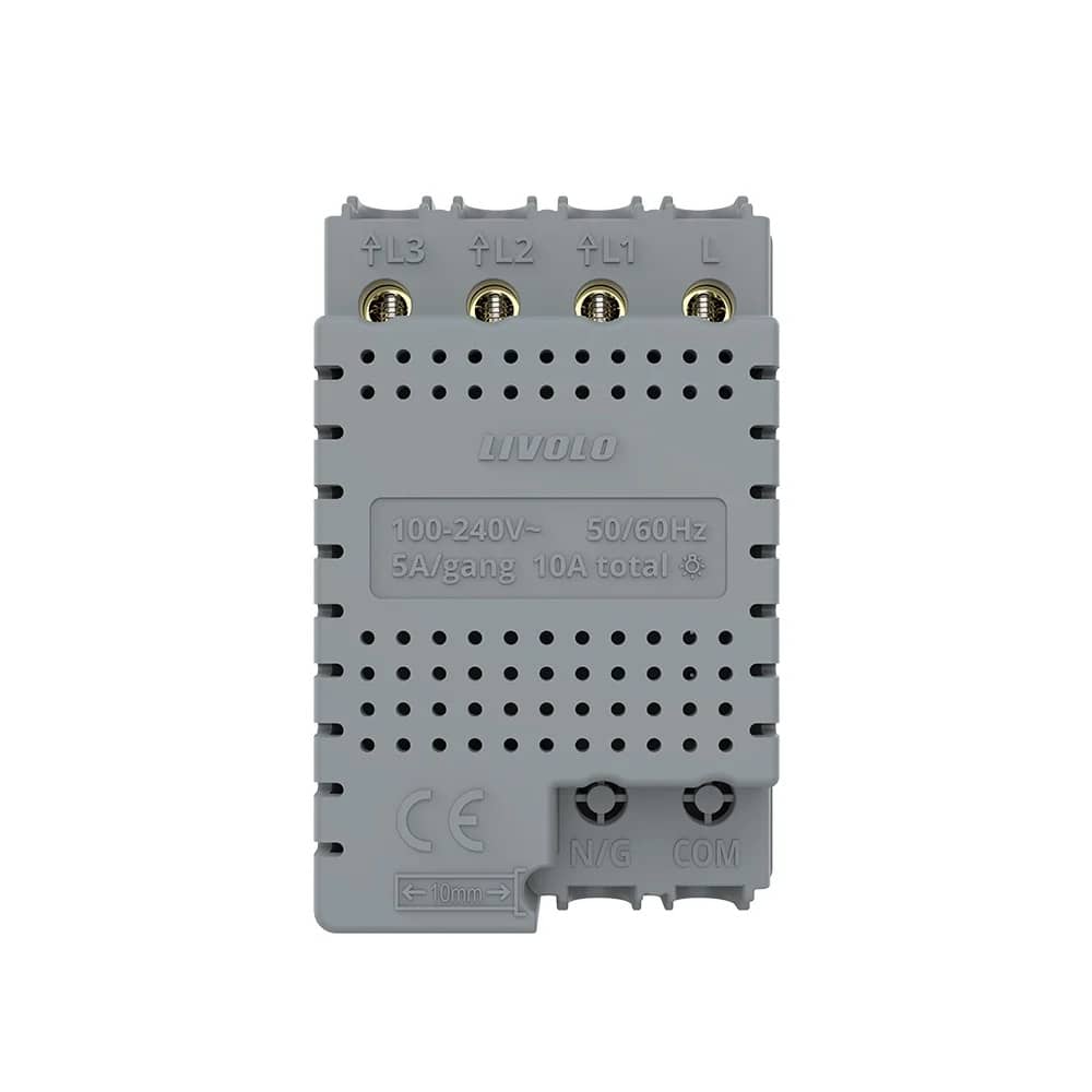 Modul Intrerupator Triplu cu Touch LIVOLO, protocol ZigBee EC - standard Italian — imaginea 3