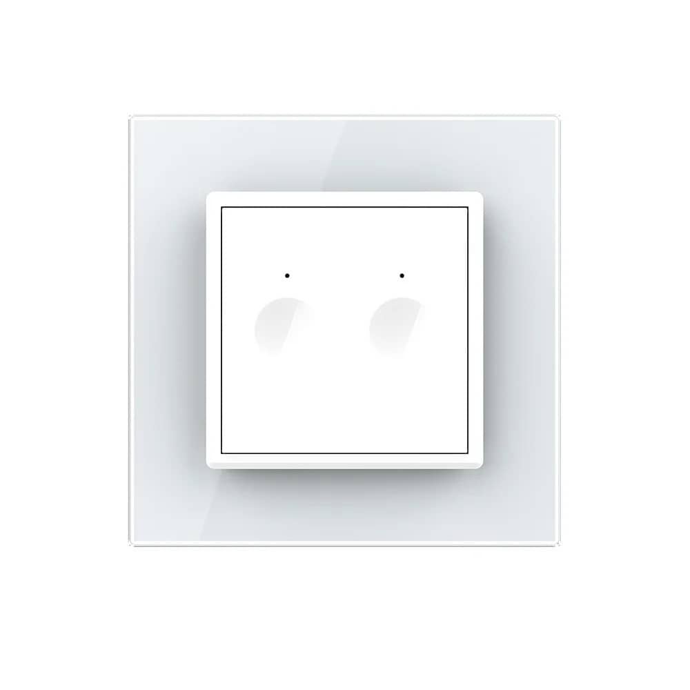 Intrerupatorul Dublu cu Touch LIVOLO cu Rama Din Sticla - Protocol Zigbee EC — imaginea 2