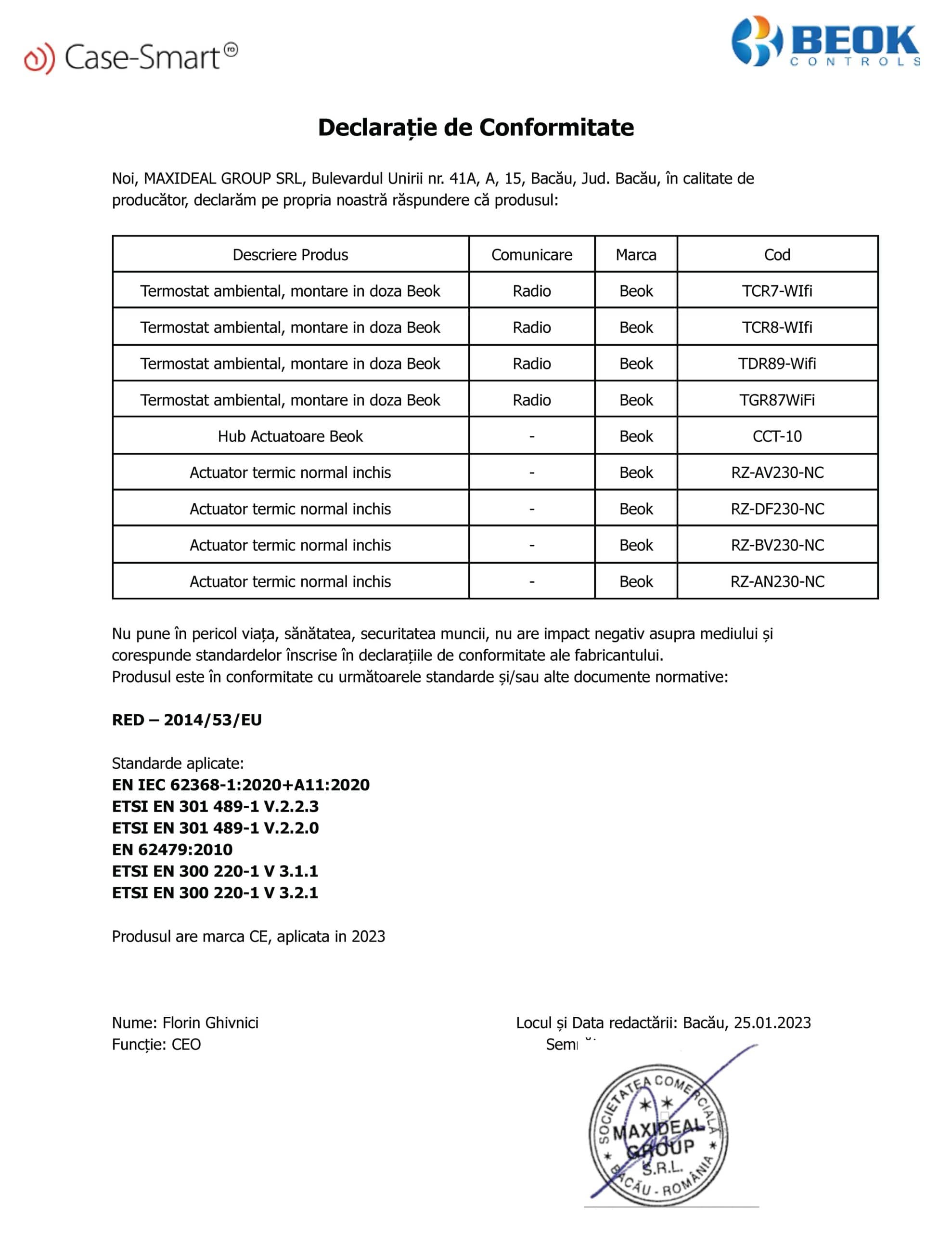 BeOk: seria RED