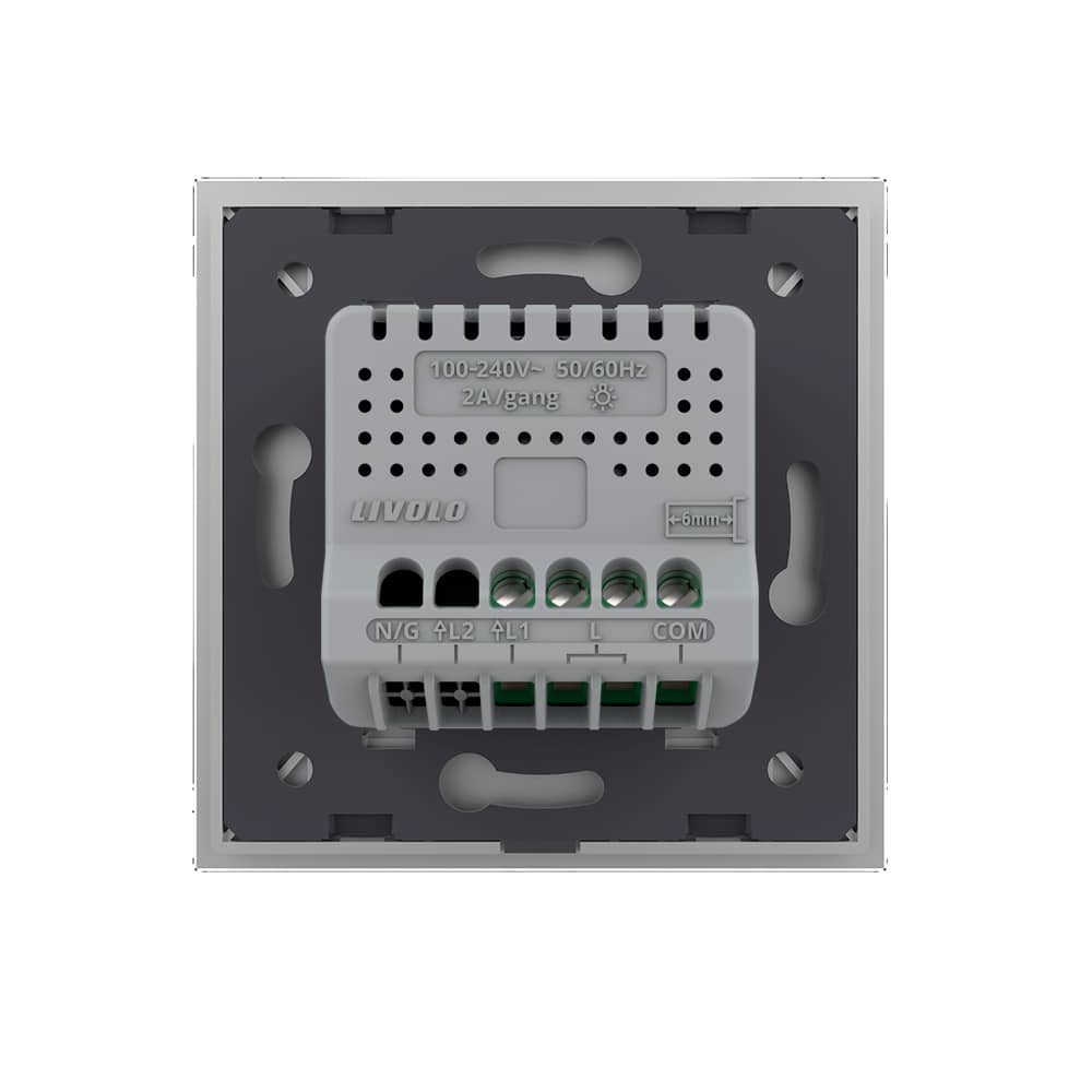 Intrerupator Simplu Cap Scara / Cruce cu Dimmer cu Touch LIVOLO din Sticla - Protocol ZigBee EC — imaginea 4