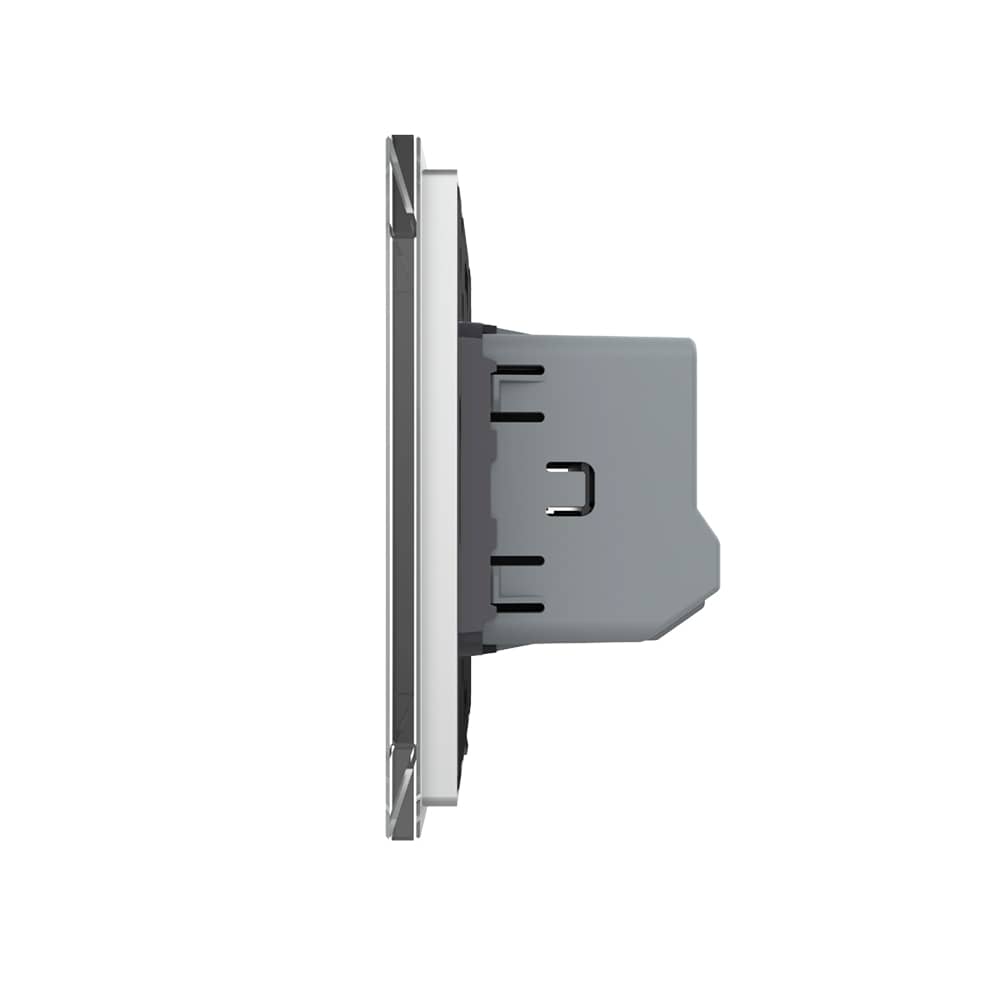 Intrerupator Simplu Cap Scara / Cruce Wi-Fi cu Touch LIVOLO, standard italian – Serie Noua — imaginea 3
