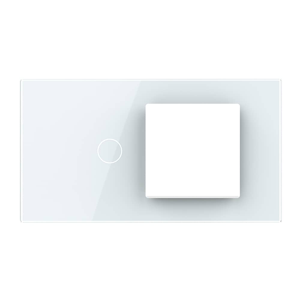 Panou Intrerupator Simplu cu Priza LIVOLO din Sticla, Standard Italian - 4M — imaginea 2