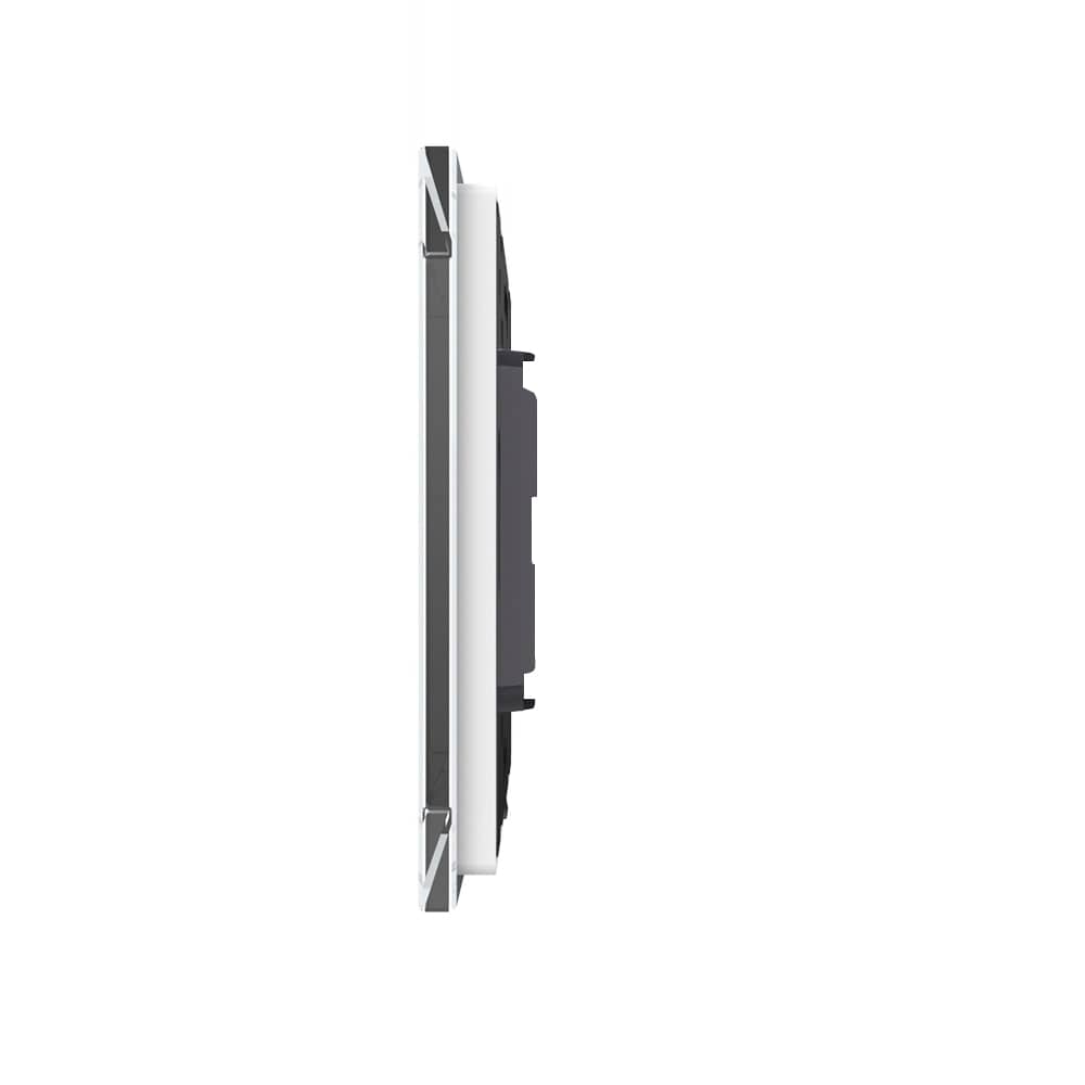 Panou Intrerupator Dublu + Dublu cu Touch LIVOLO din Sticla, Standard Italian - 4M — imaginea 3