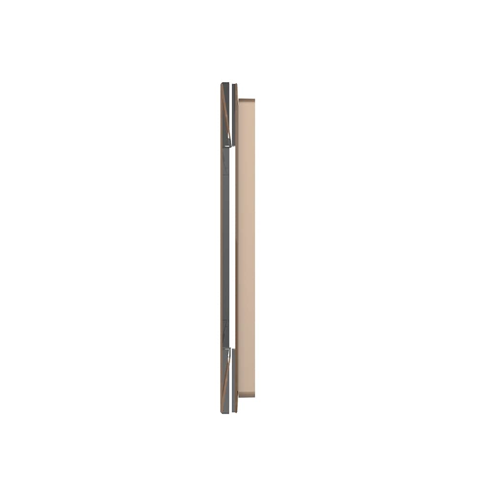 Panou Intrerupator Simplu + Simplu cu Touch LIVOLO din Sticla, Standard Italian - 4M — imaginea 3