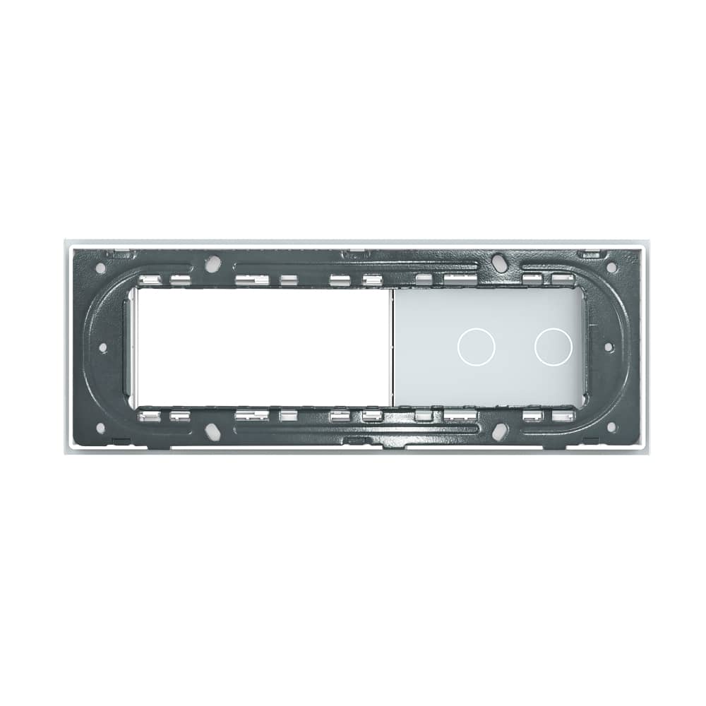 Panou Intrerupator Dublu cu 2 Prize LIVOLO din Sticla, Standard Italian - 6/7M — imaginea 4