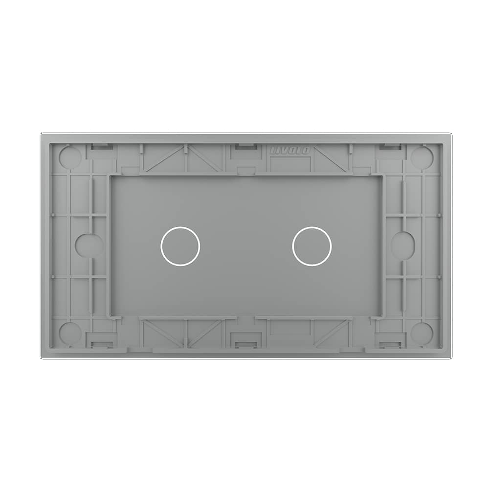 Panou Intrerupator Simplu + Simplu cu Touch LIVOLO din Sticla, Standard Italian - 4M — imaginea 4