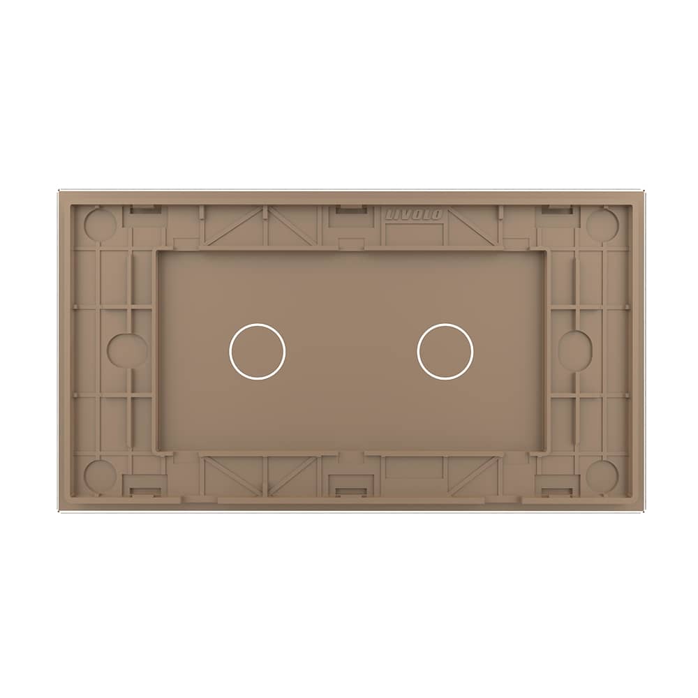 Panou Intrerupator Simplu + Simplu cu Touch LIVOLO din Sticla, Standard Italian - 4M — imaginea 4