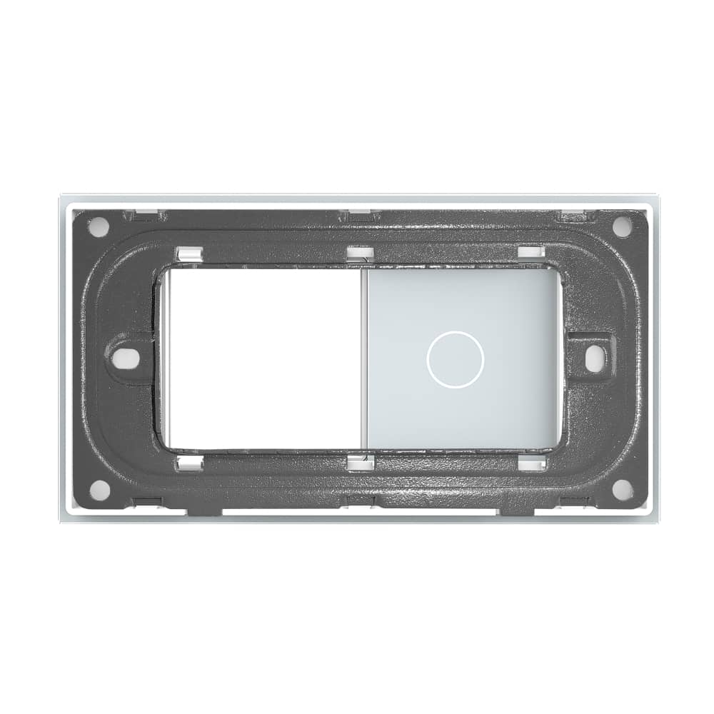 Panou Intrerupator Simplu cu Priza LIVOLO din Sticla, Standard Italian - 4M — imaginea 4