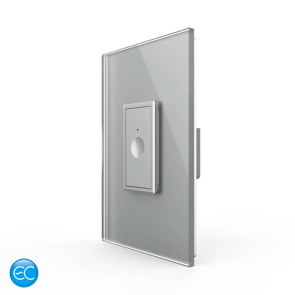 Intrerupator Simplu cu Touch Livolo cu Rama Din Sticla 1M, Zigbee EC