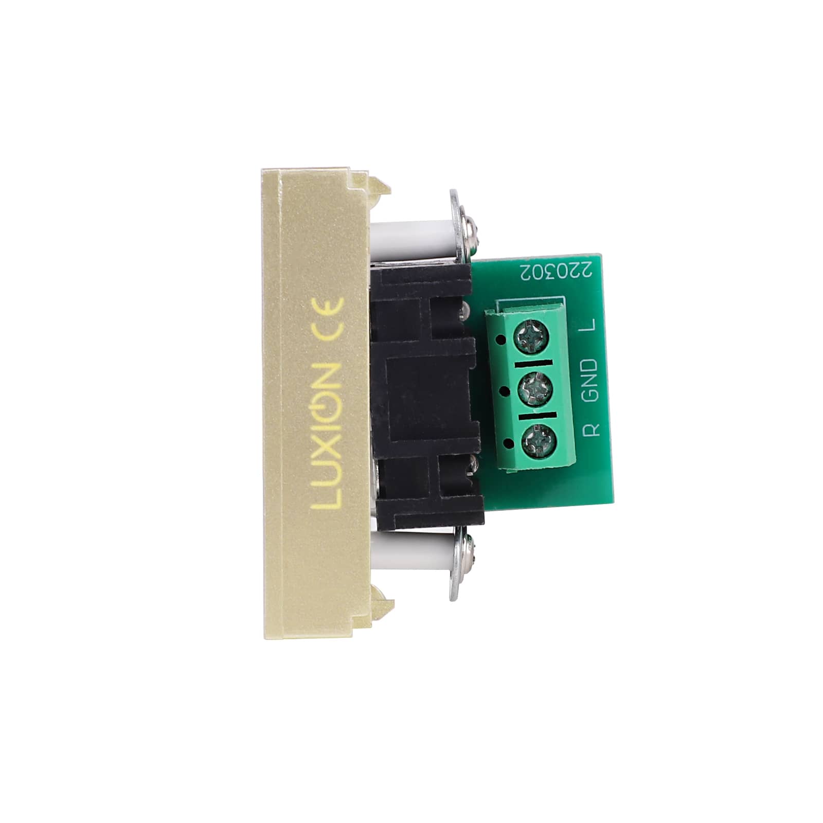 Modul Priza Audio 1M LUXION, Standard Italian — imaginea 3