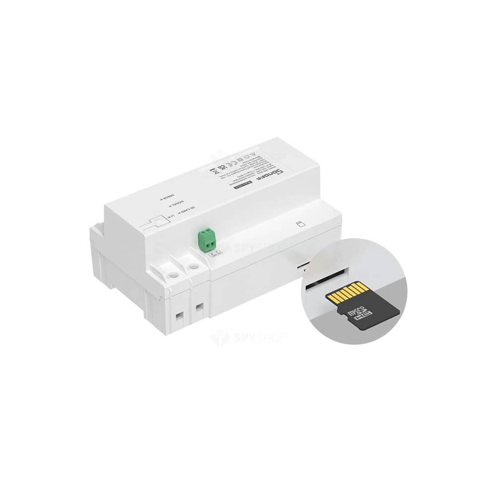 Releu inteligent / Unitate centrala Sonoff SPM Main, ON / OFF, Masurare puterii, Alb — imaginea 3