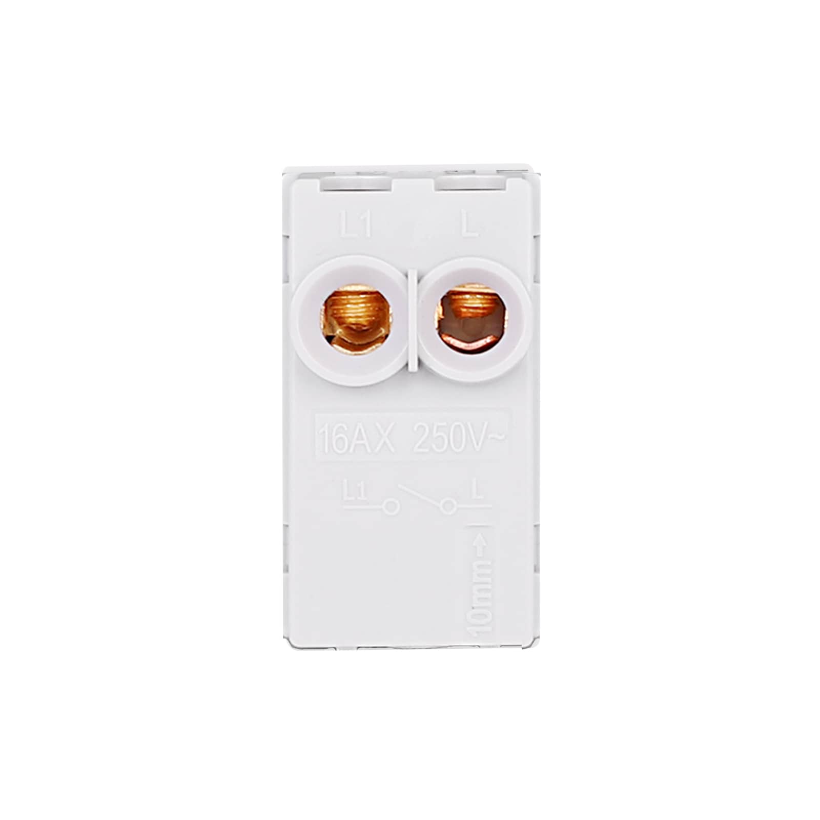 Modul Intrerupator Simplu Mecanic 1M LUXION, Standard Italian — imaginea 3