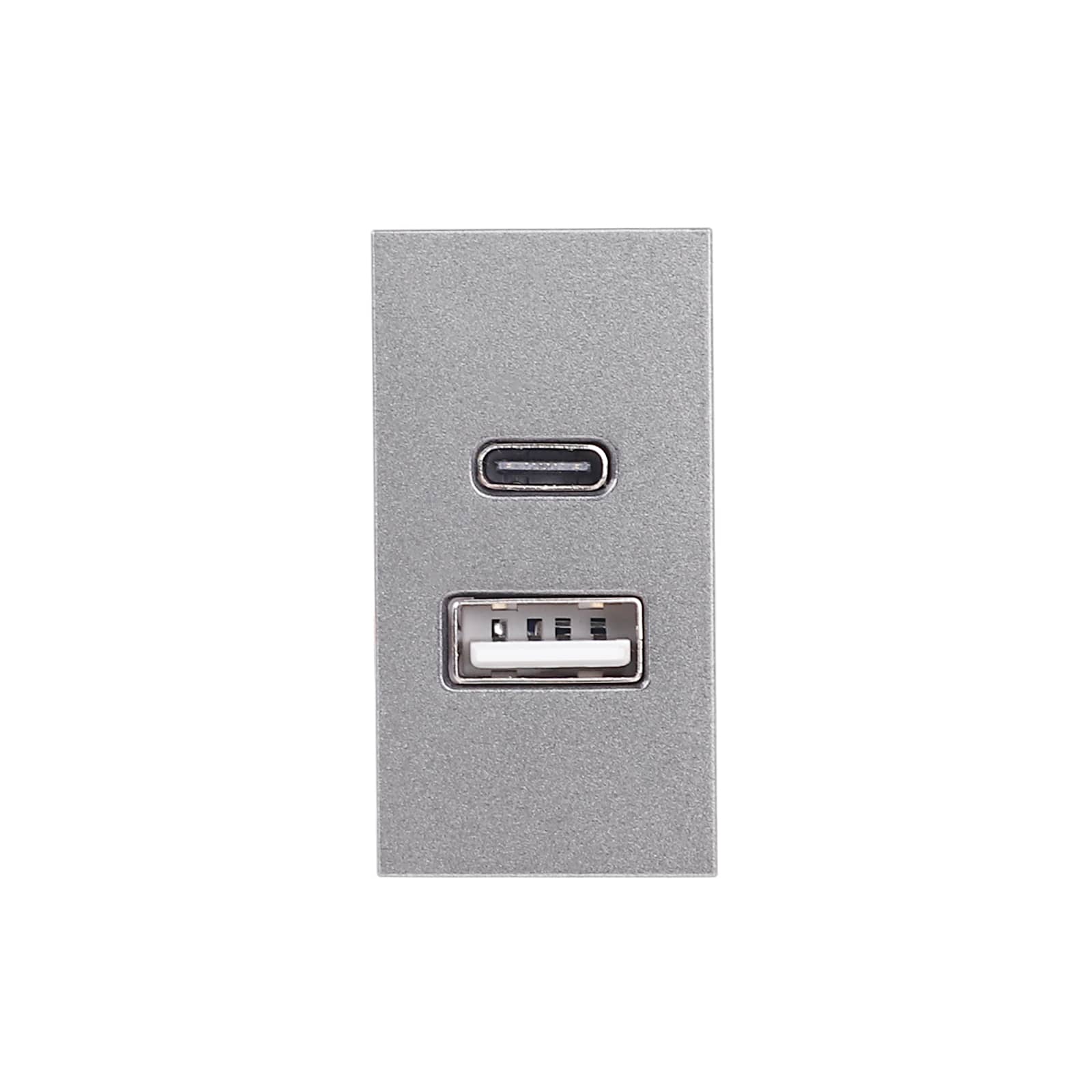Modul Priza USB A+C 1M LUXION, Standard Italian — imaginea 2