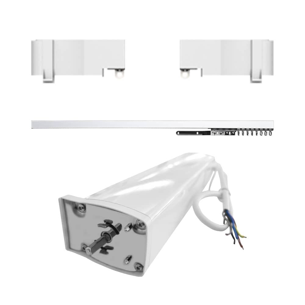Set Motor LUXION + Sina Draperie cu Deschiere Laterala, Lungime 3M, Control Telefon — imaginea 2