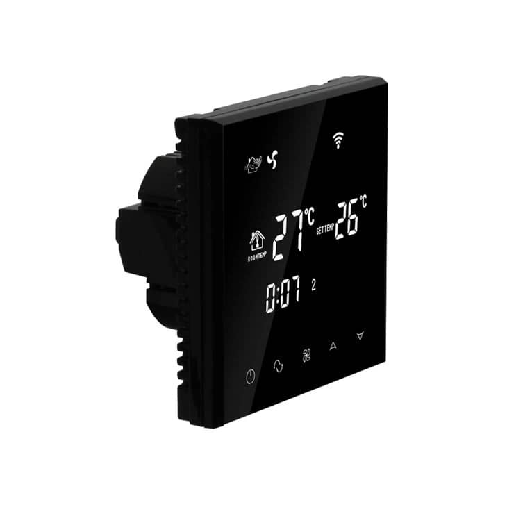 Termostat cu fir pentru aer conditionat BeOk TGT70WIFI-AC4, Compatibil cu sisteme HVAC, Aplicatia Smart Life — imaginea 3
