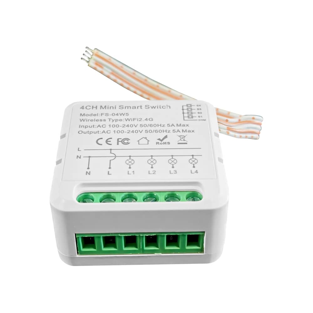 Releu LUXION 4 Canale cu Timer, Wi-Fi, Control Aplicatie — imaginea 5