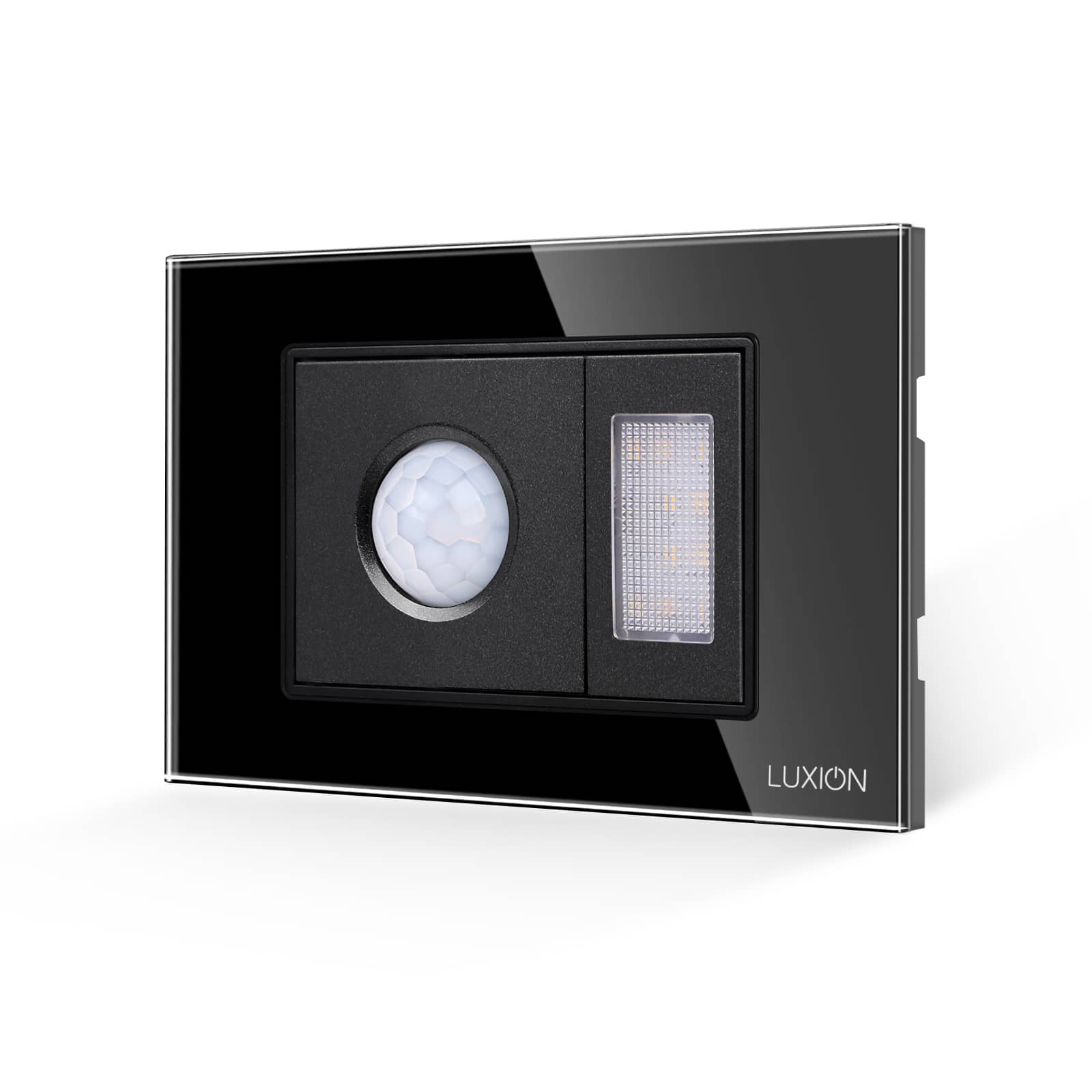 Senzor de Miscare 2M si Lampa de Veghe LUXION  cu Rama din Sticla, Standard Italian, 3M