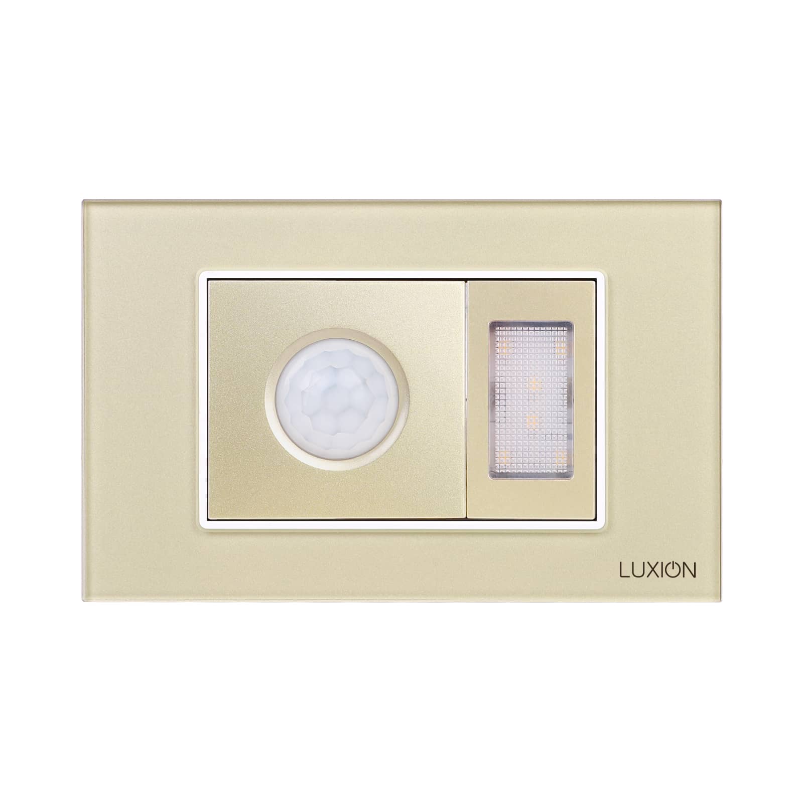 Senzor de Miscare 2M si Lampa de Veghe LUXION  cu Rama din Sticla, Standard Italian, 3M — imaginea 2