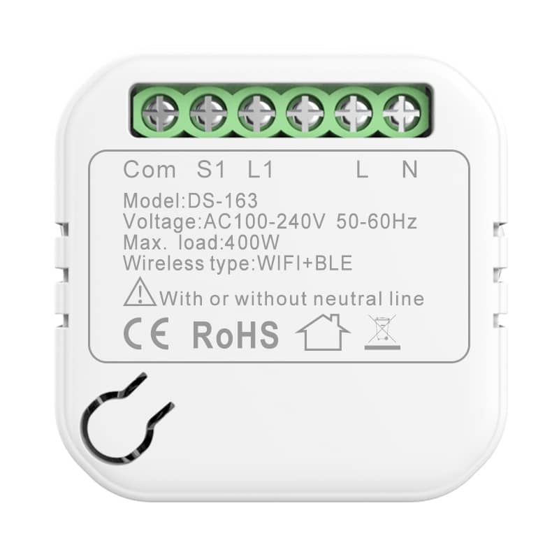 Releu LUXION Mini-Smart, Wi-Fi, 1 Intrare, 1 Iesire, Control Aplicatie — imaginea 2