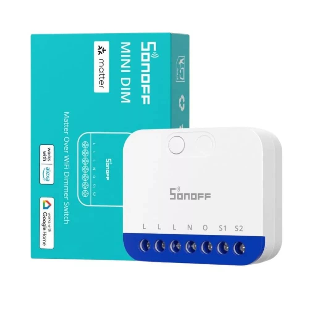 Releu Wi-Fi Sonoff Mini-Dim cu Monitorizare Consum & Control de La Distanta — imaginea 2