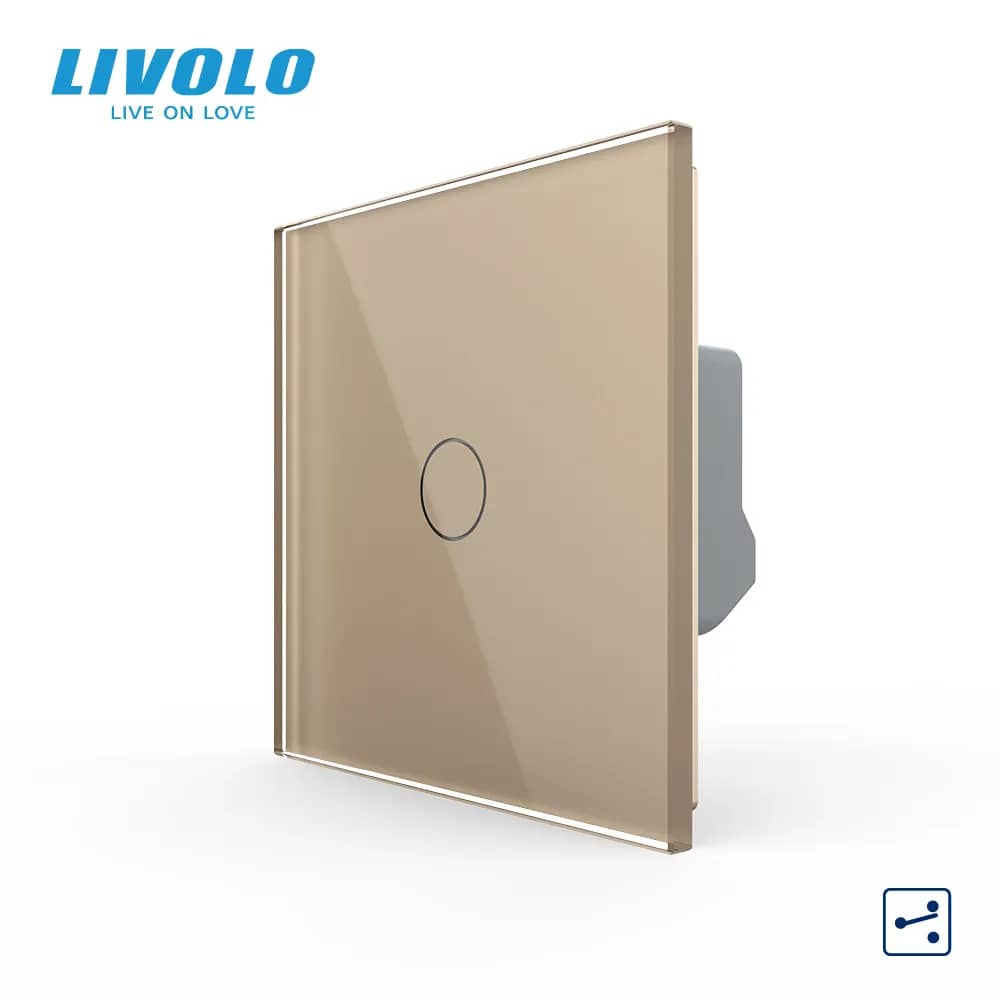 Intrerupator Simplu Cap Scara / Cruce LIVOLO cu Touch - Serie Noua — imaginea 5