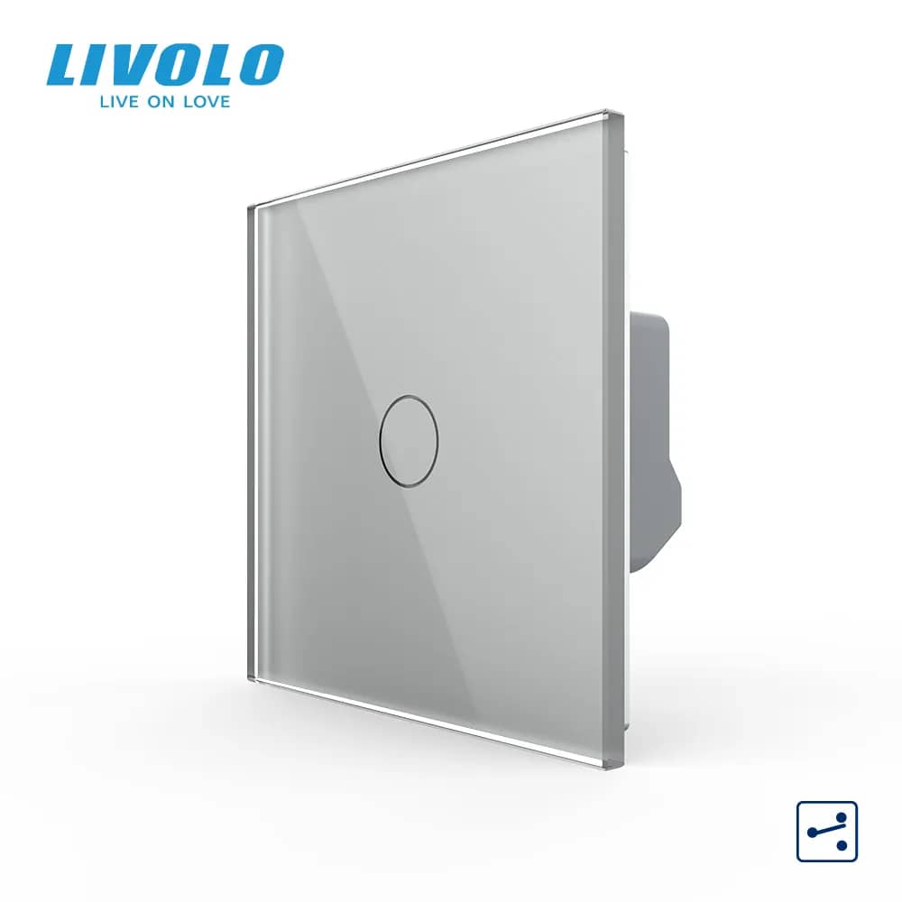 Intrerupator Simplu Cap Scara / Cruce LIVOLO cu Touch - Serie Noua — imaginea 5