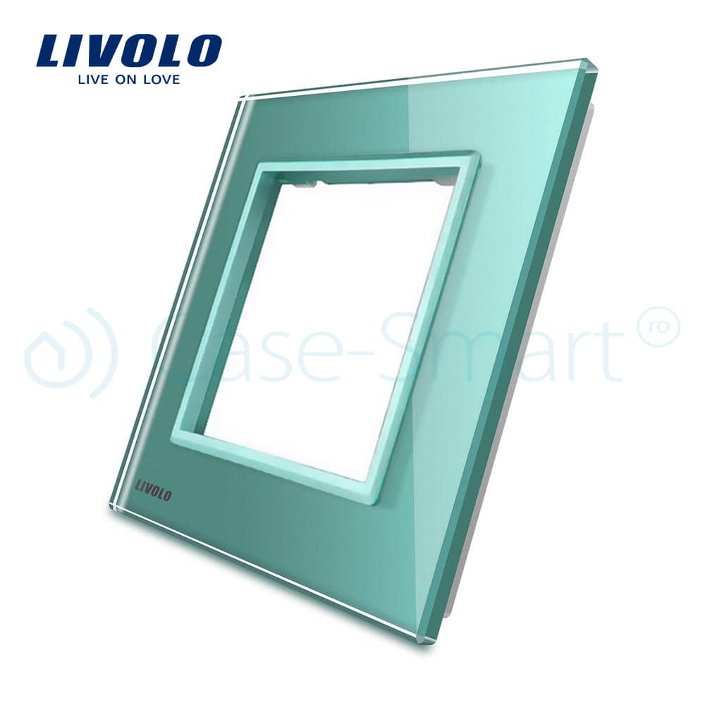 Rama priza simpla Livolo din sticla — imaginea 2