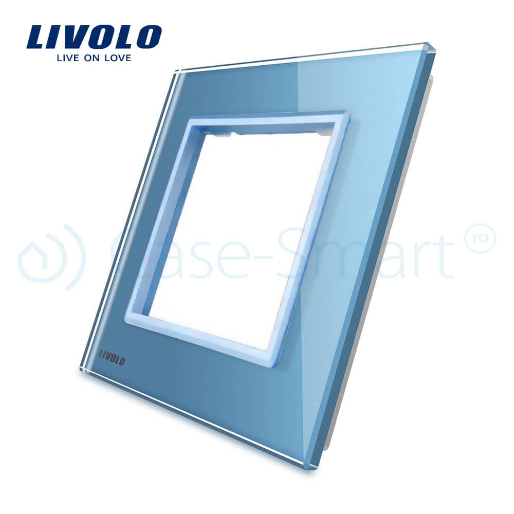 Rama priza simpla Livolo din sticla — imaginea 2
