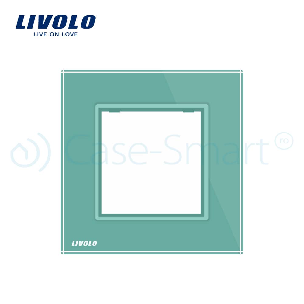 Rama priza simpla Livolo din sticla — imaginea 3
