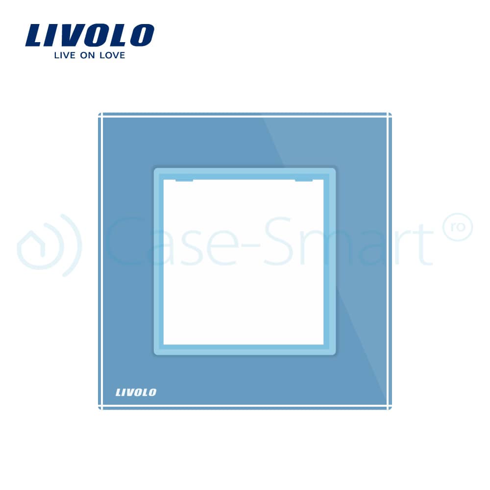 Rama priza simpla Livolo din sticla — imaginea 3