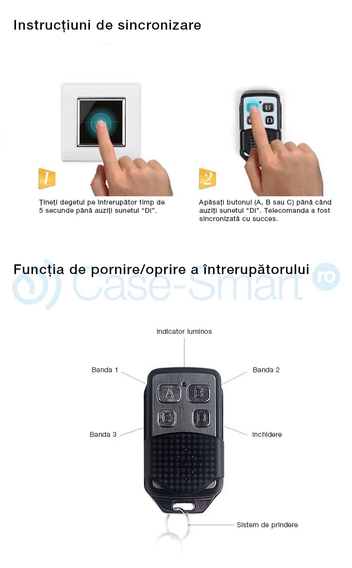 Telecomanda tip breloc Livolo — imaginea 7