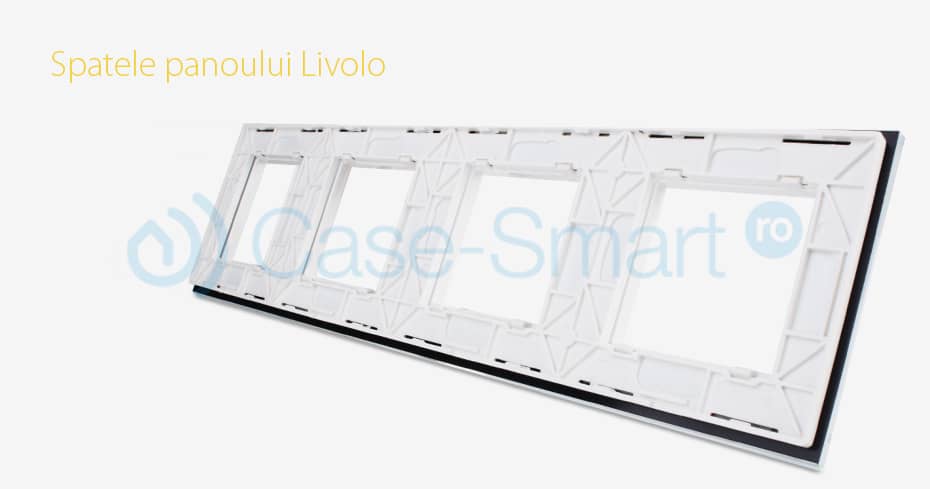 Rama priza cvadrupla Livolo din sticla — imaginea 4
