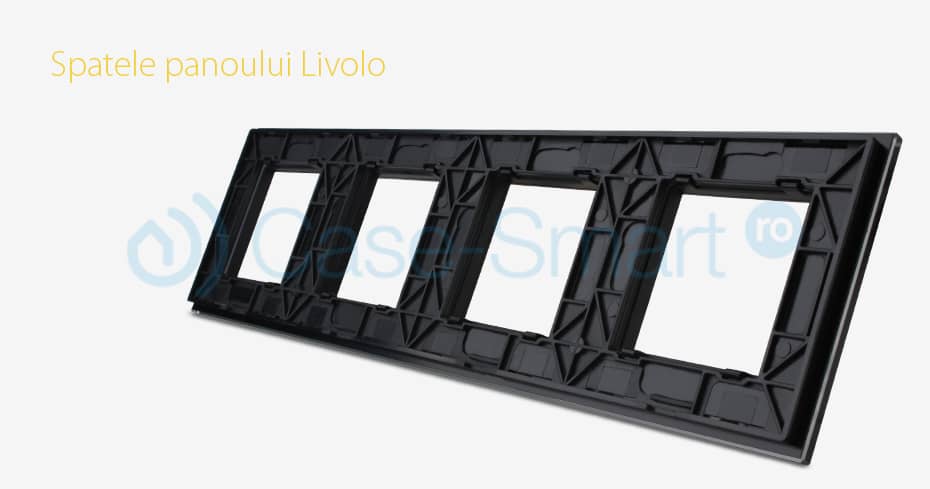 Rama priza cvadrupla Livolo din sticla — imaginea 4