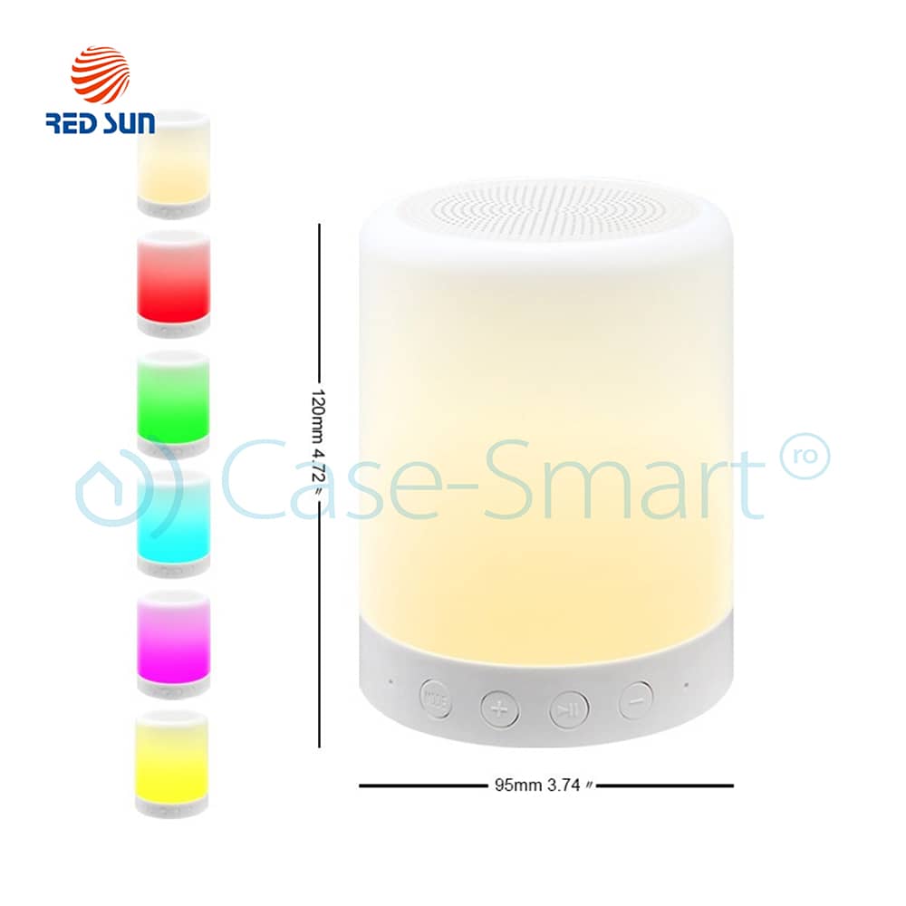 Boxa si lampa inteligenta portabila cu bluetooth Red Sun RS-WBSL-LV2016-RGB — imaginea 5