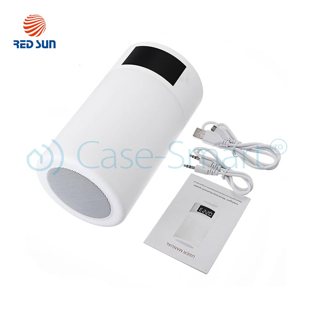 Boxa Red Sun M6 cu ceas, alarma si Bluetooth — imaginea 5