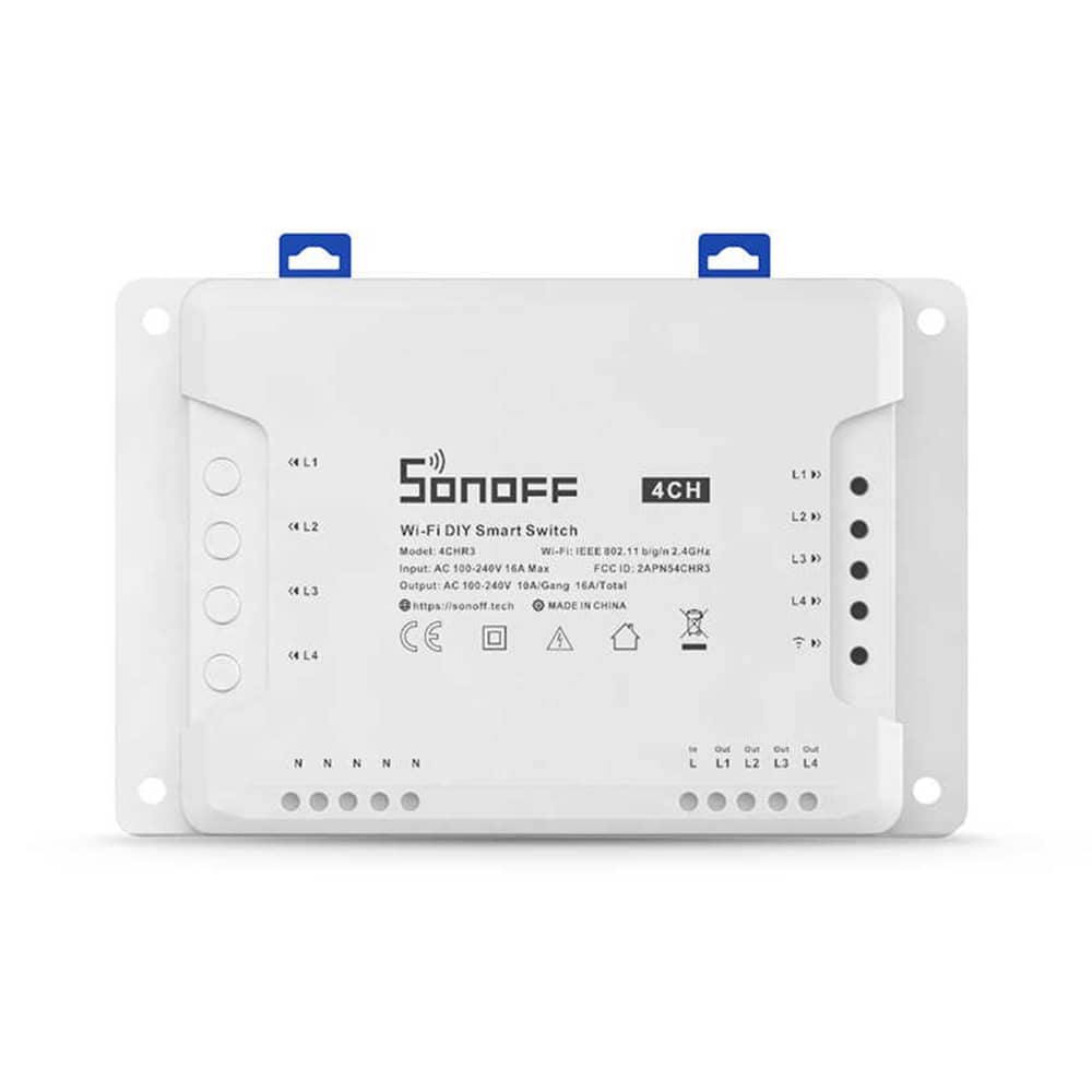 Releu Wireless 4 canale - Sonoff 4CH R3 — imaginea 1