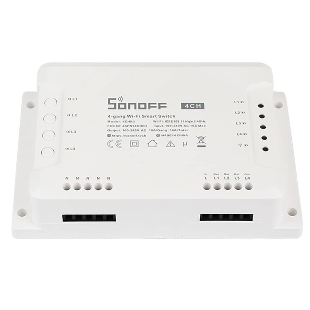 Releu Wireless 4 canale - Sonoff 4CH R3 — imaginea 4