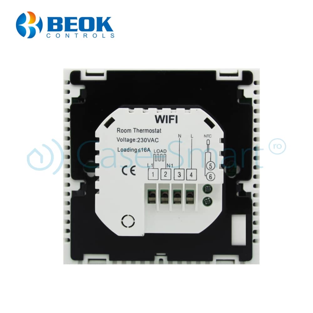 Termostat Wi-Fi pentru incalzirea electrica in pardoseala, Aplicatia mobila Smart Life, BeOk TDS21WiFi-Ep — imaginea 4