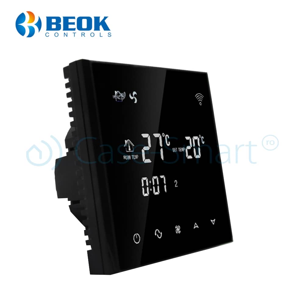 Termostat cu fir pentru aer conditionat BeOk TGT70-AC2, Compatibil cu sisteme HVAC — imaginea 3