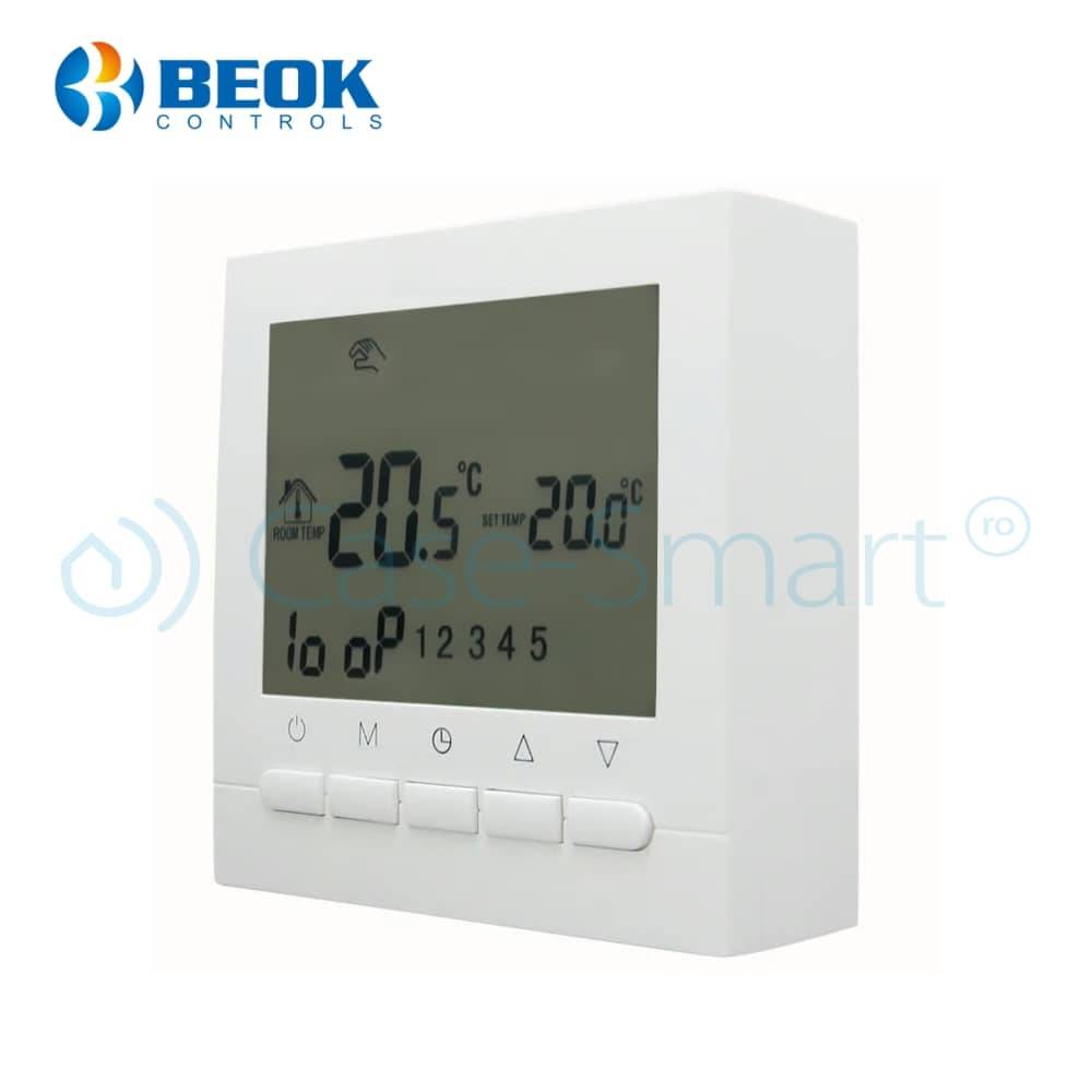 Termostat pentru centrala termica pe gaz si incalzire in pardoseala BeOK BOT-313W — imaginea 2