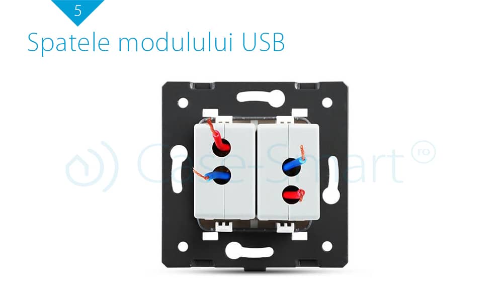 Priza Dubla USB Livolo — imaginea 4