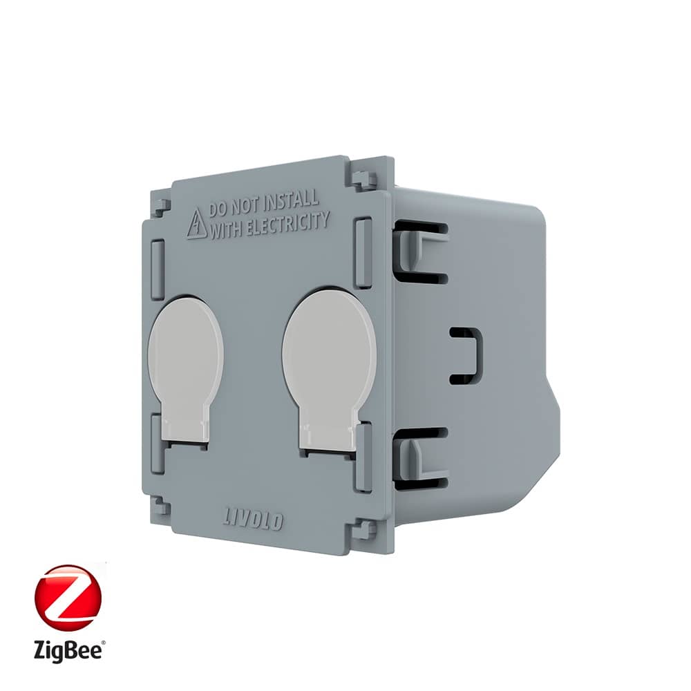 Modul Intrerupator Dublu cu Touch Livolo, ZigBee - Serie Noua — imaginea 1