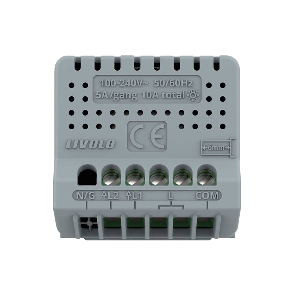 Modul Intrerupator Dublu Cap Scara / Cruce cu Touch LIVOLO - protocol ZigBee, Serie Noua — imaginea 4