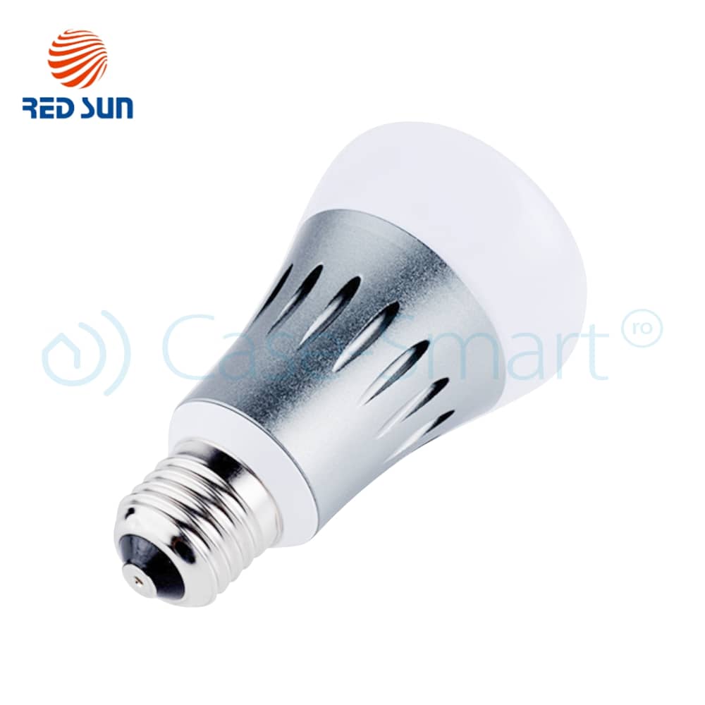 Bec inteligent LED RGB wifi rotund Red Sun, control de pe aplicatie mobila - RS-SLD02-E27 — imaginea 3