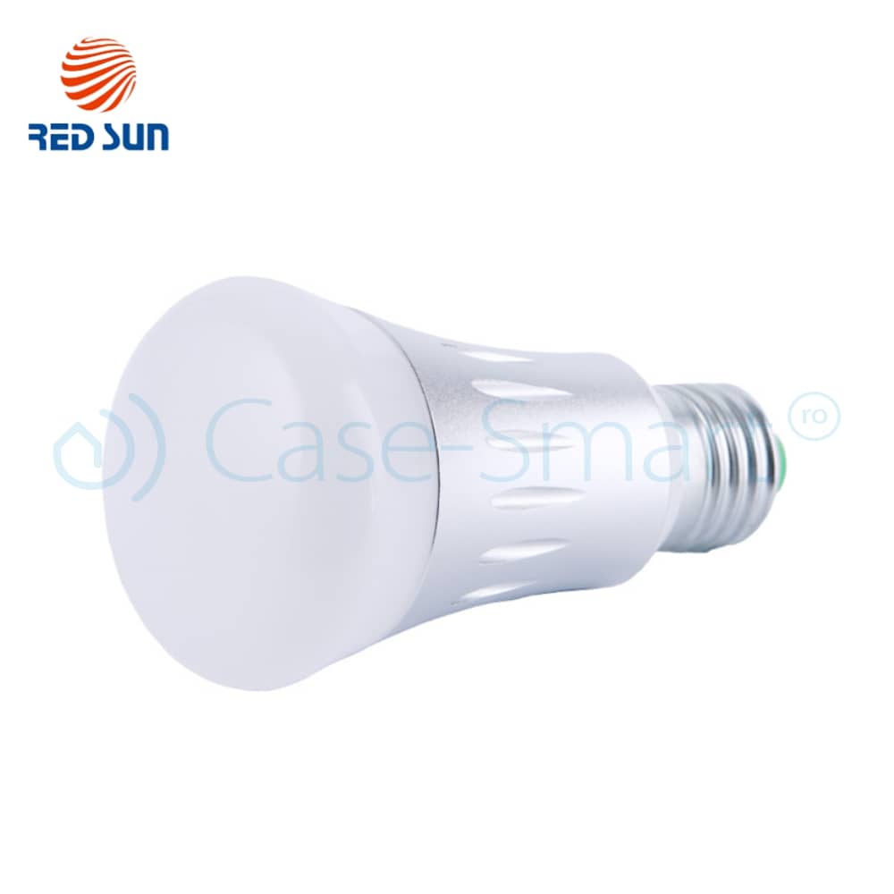 Bec inteligent LED RGB wifi rotund Red Sun, control de pe aplicatie mobila - RS-SLD02-E27 — imaginea 4