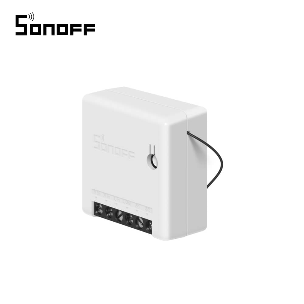 Releu Mini automatizare dispozitive electrocasnice Sonoff Mini, Setare interval de functionare, Control vocal, Control de pe telefonul mobil — imaginea 1