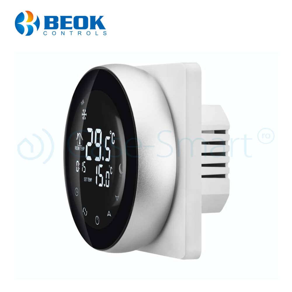 Termostat pentru incalzirea electrica in pardoseala Beok TGR87-EP, Anti-inghet, Setare interval de functionare — imaginea 2