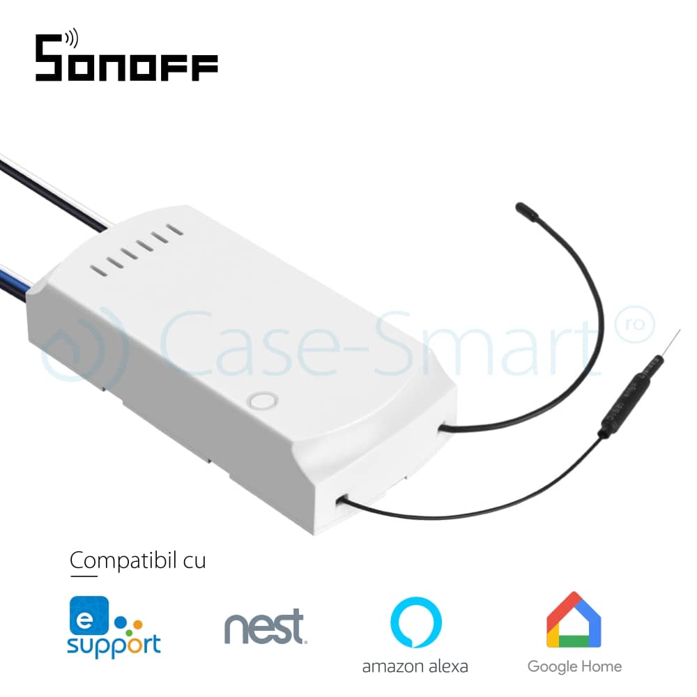 Releu Automatizare Ventilatoare Sonoff iFan03 cu Functie Control de pe telefonul mobil, Control vocal — imaginea 2