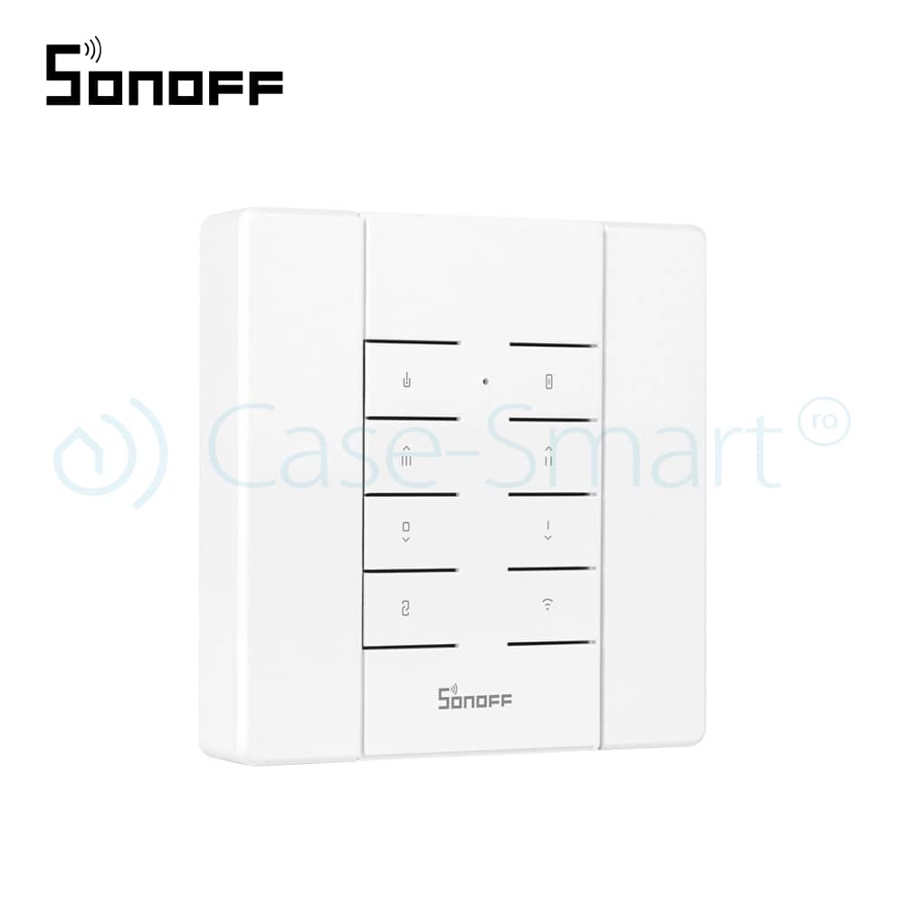 Pachet Suport perete + Telecomanda RF Sonoff RM433 cu Functie Sincronizare Wi-Fi, Reglaj intensitate lumini, Reglaj viteza ventilator — imaginea 6