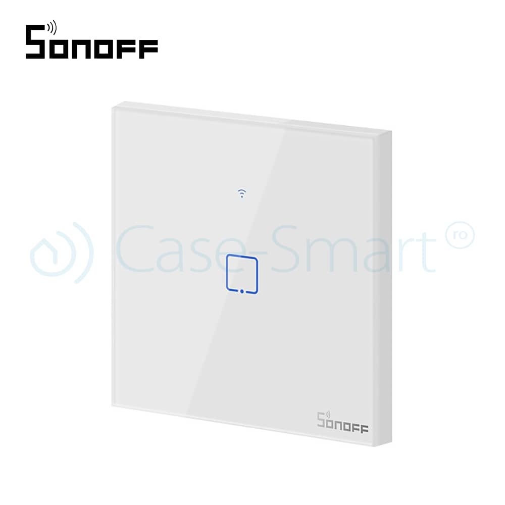 Intrerupator simplu cu touch Sonoff T0EU1C, Wi-Fi, Control de pe telefonul mobil — imaginea 3